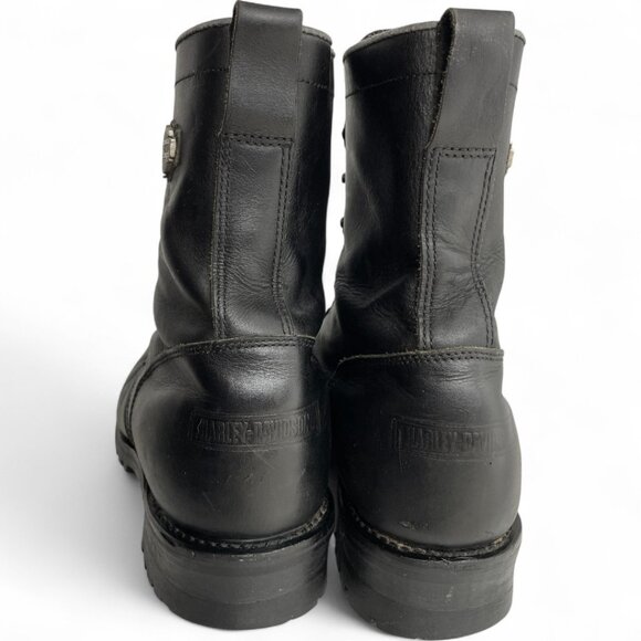 Harley Davidson Steel Toe Combat Leather Motorcycle Biker Work Boots Men's 14 - Picture 14 of 15